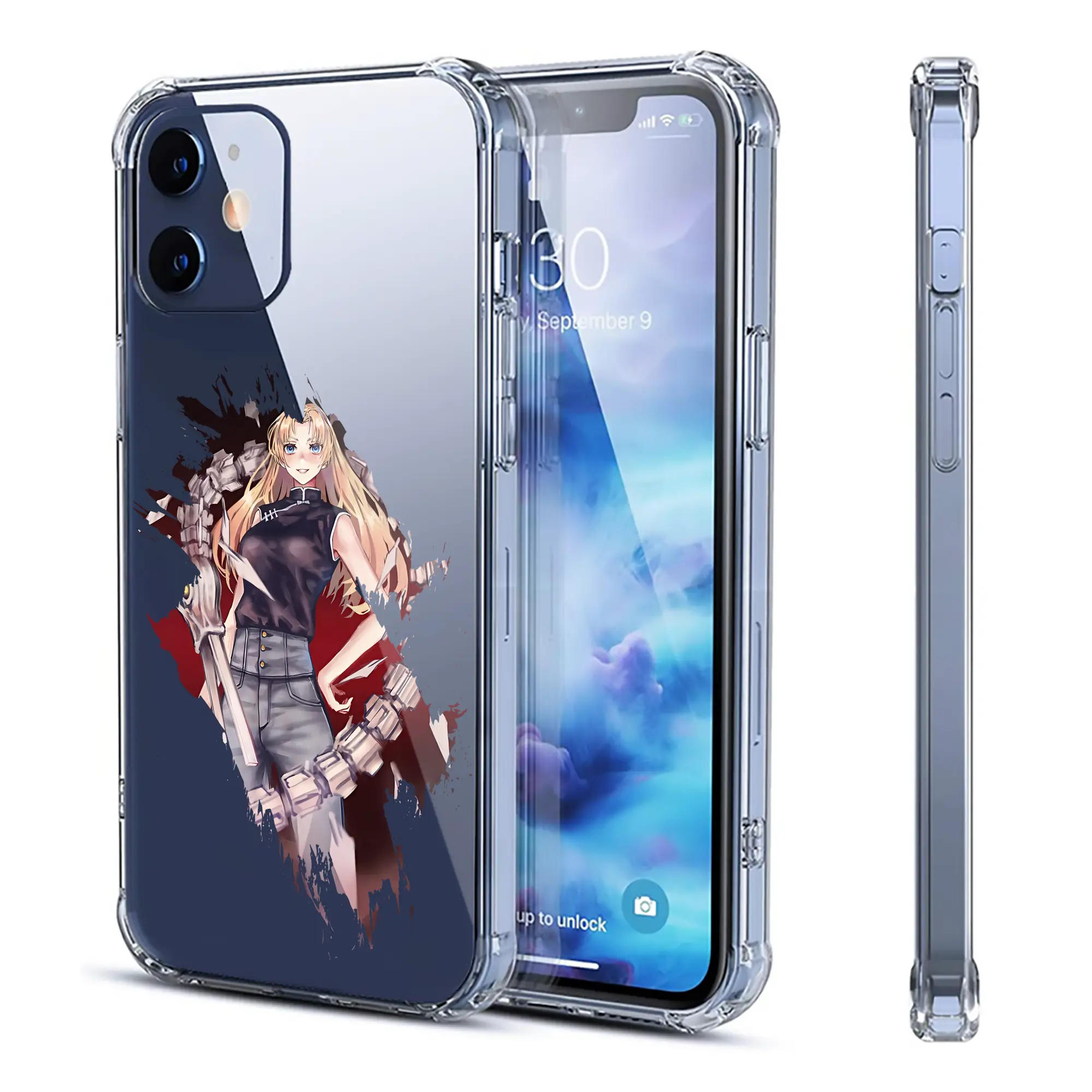 呪術廻戦 グッズ,九十九 由基 - IPhone 12シリーズ対応 ・ 透明スマホケース ・ クリアソフトケース ・ TPU素材 ・ 耐衝撃 ・ 高密着 ・ 防汚 防指紋 ・ 簡単着脱